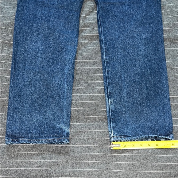 Rustler Men's Classic Blue Straight Jeans - Picture 5 of 5